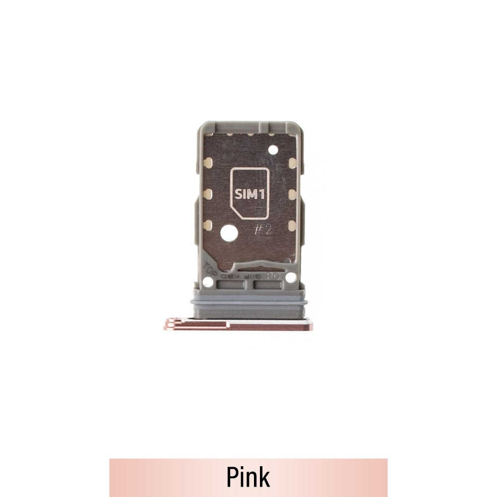 Dual SIM Card Tray for Samsung Galaxy S21 Plus G996-Pink Dual SIM Card Tray for Samsung Galaxy S21 Plus G996-Pink